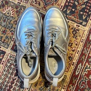 Nike Women’s Metallic Silver Sneakers